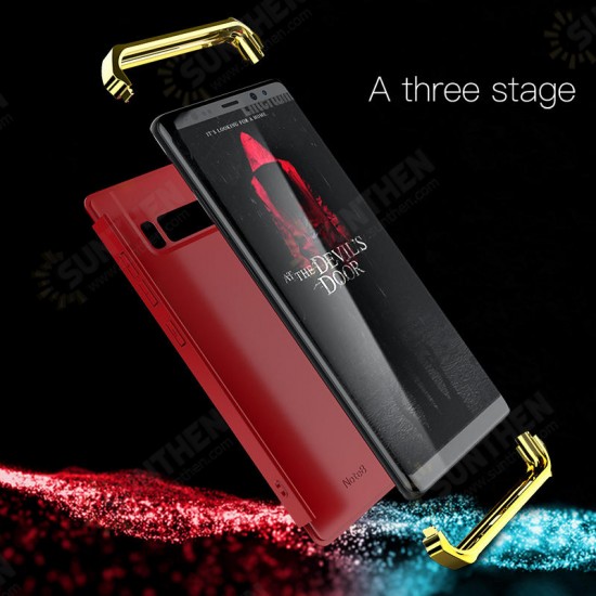 3 In 1 Bumper Plating Case For Samsung Galaxy Note 8