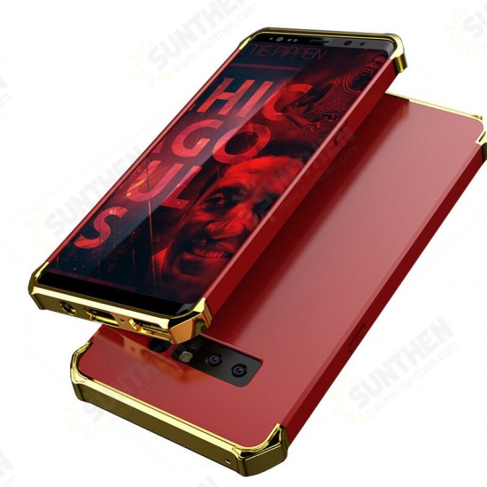 3 In 1 Bumper Plating Case For Samsung Galaxy Note 8