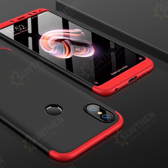 3 in 1 360° Full Protective Case+Tempered Glass Screen Protector For Xiaomi Redmi Note 5 Non-original