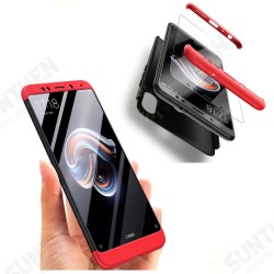 3 in 1 360° Full Protective Case+Tempered Glass Screen Protector For Xiaomi Redmi Note 5 Non-original 3 in 1 360° Full Protective Case+Tempered Glass Screen Protector For Xiaomi Redmi Note 5 Non-original