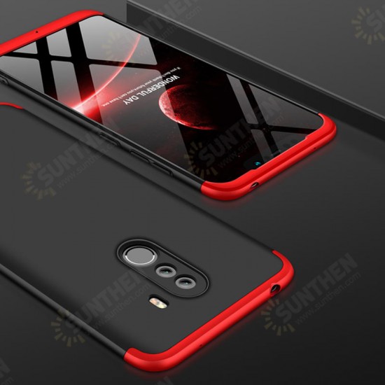 3 in 1 Double Dip 360° Full Hard PC Protective Case For Xiaomi Pocophone F1 Non-original