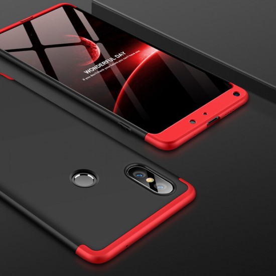 3 in 1 Double Dip 360° Full Protection PC Protective Case For Xiaomi Mi MIX 2S Non-original