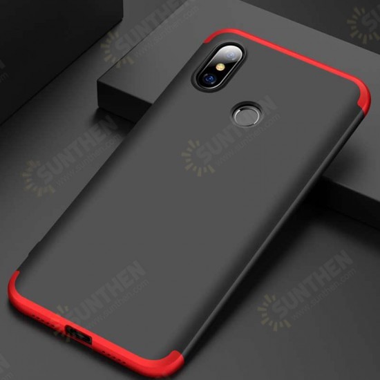 3 in 1 Double Dip 360° Hard PC Full Protective Case For Xiaomi Mi8 Mi 8 6.21 inch Non-original