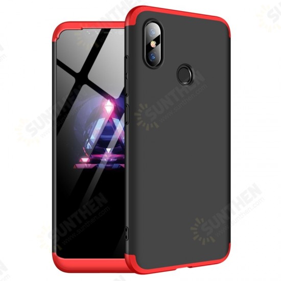 3 in 1 Double Dip 360° Hard PC Full Protective Case For Xiaomi Mi8 Mi 8 6.21 inch Non-original