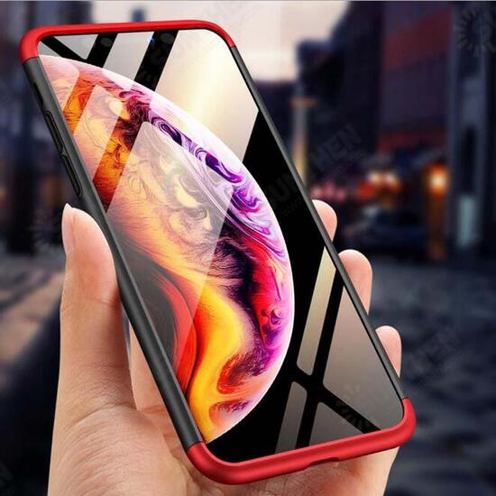 3 in 1 Double Dip 360° Hard PC Protective Case For iPhone XS