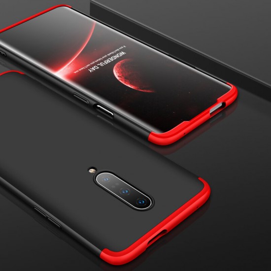 3 in 1 Double Dip Full Body Ultra Thin Shockproof Hard PC Protective Case for OnePlus 7 Pro