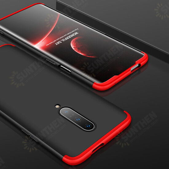 3 in 1 Double Dip Full Body Ultra Thin Shockproof Hard PC Protective Case for OnePlus 7 Pro