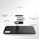 360° Adjustable Metal Ring Kickstand Magnetic Adsorption TPU Case for iPhone X