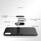 360° Adjustable Metal Ring Kickstand Magnetic Adsorption TPU Case for iPhone X