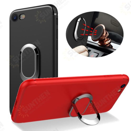 360° Adjustable Metal Ring Kickstand Magnetic Soft TPU Case for iPhone 6Plus 6sPlus