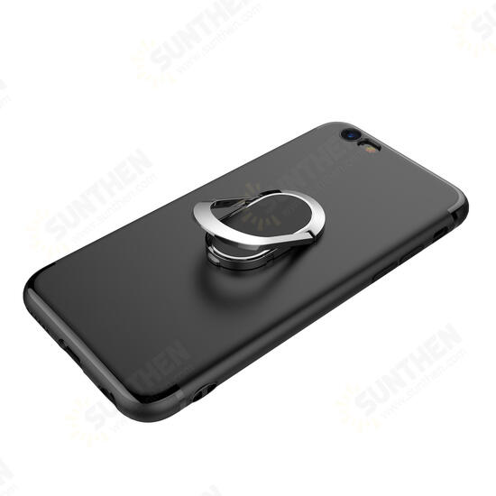 360° Adjustable Metal Ring Kickstand Magnetic Soft TPU Case for iPhone 6Plus 6sPlus