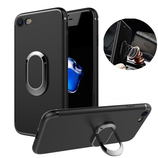 360° Adjustable Metal Ring Kickstand Magnetic Soft TPU Case for iPhone 7/8 4.7 Inch