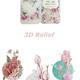 3D Relief Printing Fresh Flower Silicone Soft TPU Case for iPhone 7Plus 5.5 Inch