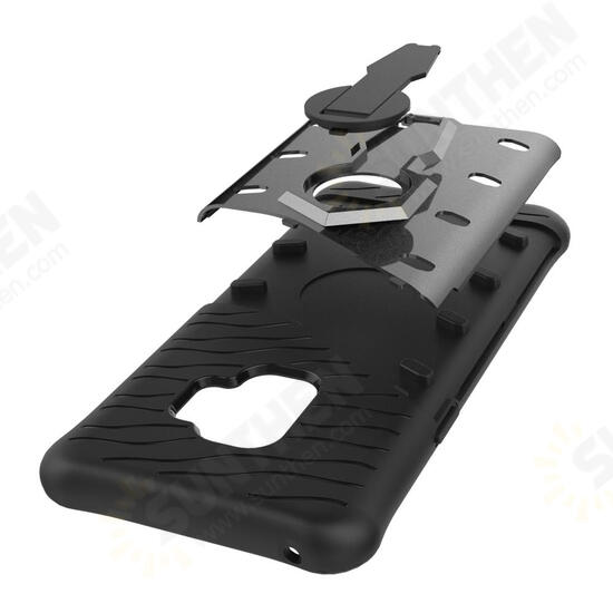 Rotating Kickstand PC TPU Protective Case for Samsung Galaxy S9