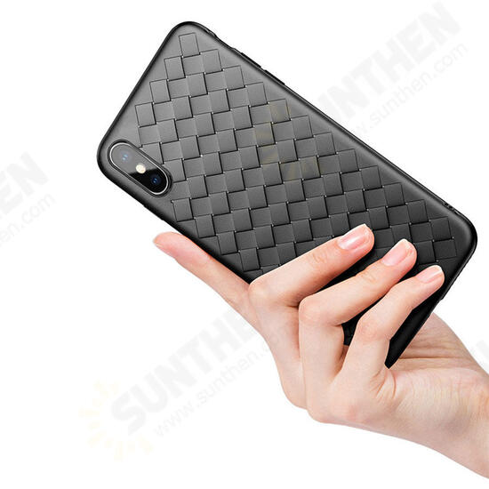 BV Weaving Dissipating Heat Soft Silicone TPU Case for iPhone X