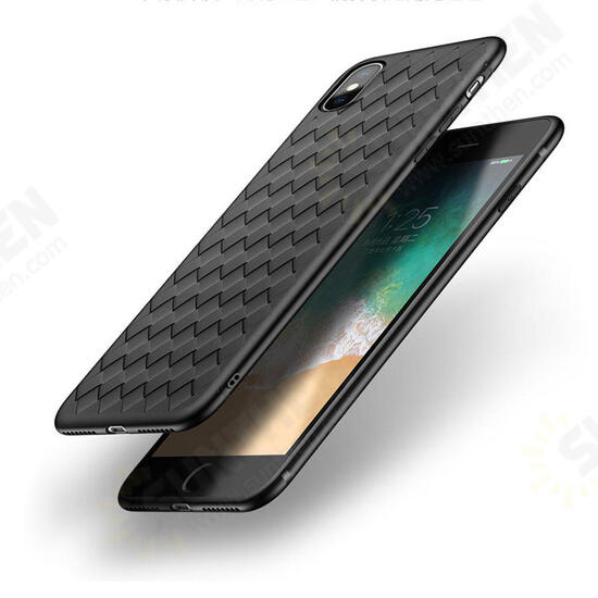 BV Weaving Dissipating Heat Soft Silicone TPU Case for iPhone X