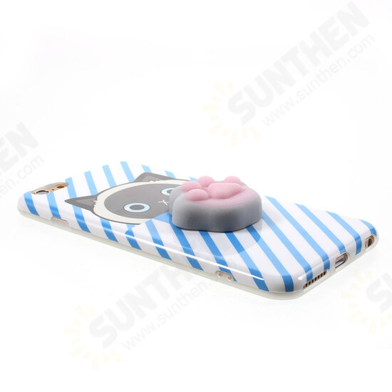 Cartoon 3D Squishy Squeeze Slow Rising Cat Claws Soft TPU Case for iPhone 6 6s& 6Plus 6sPlus