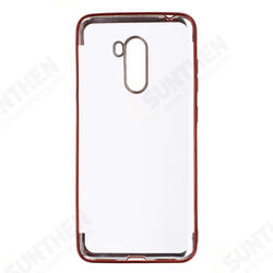 Color Plating Transparent Soft TPU Back Cover Protective Case for Xiaomi Pocophone F1 Non-original Color Plating Transparent Soft TPU Back Cover Protective Case for Xiaomi Pocophone F1 Non-original