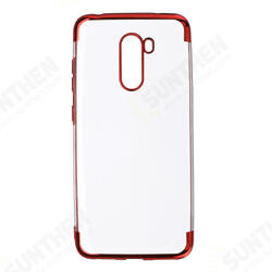 Color Plating Transparent Soft TPU Back Cover Protective Case for Xiaomi Pocophone F1 Non-original Color Plating Transparent Soft TPU Back Cover Protective Case for Xiaomi Pocophone F1 Non-original