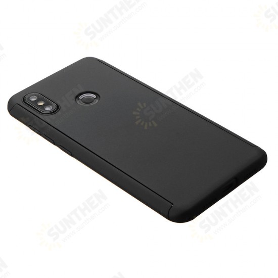 Double Dip Shockproof Full Cover Protective Case with Screen Protector for Xiaomi Mi8 Mi 8