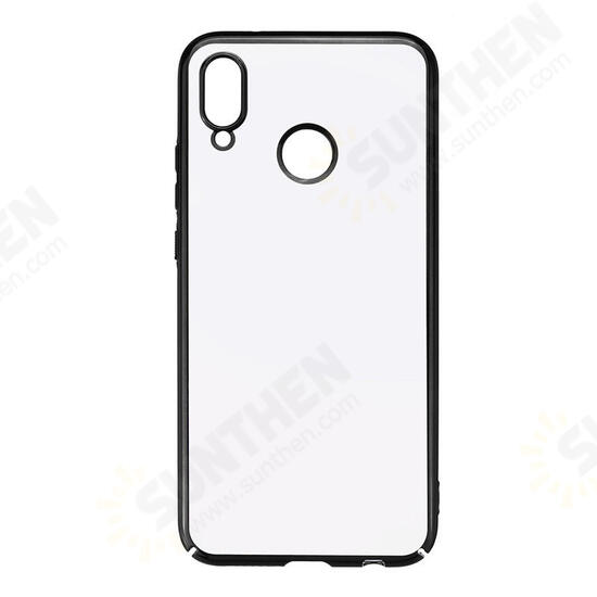 Electroplate Transparent Hard PC Back Cover Protective Case for Huawei P20 Lite Nova 3e