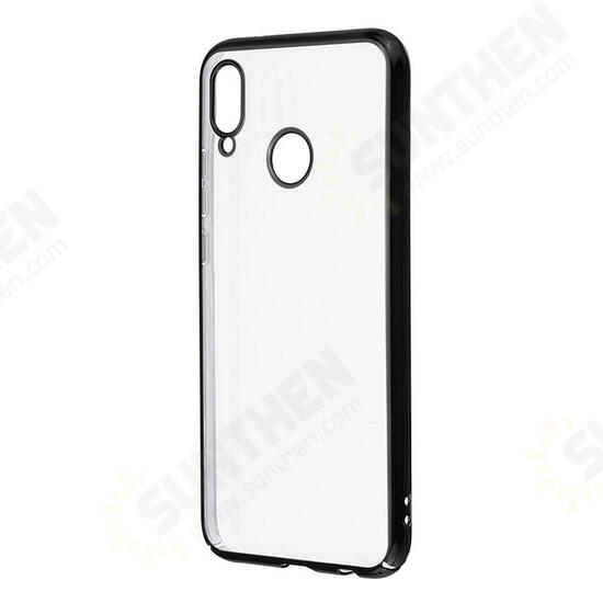 Electroplate Transparent Hard PC Back Cover Protective Case for Huawei P20 Lite Nova 3e