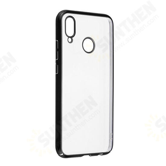Electroplate Transparent Hard PC Back Cover Protective Case for Huawei P20 Lite Nova 3e