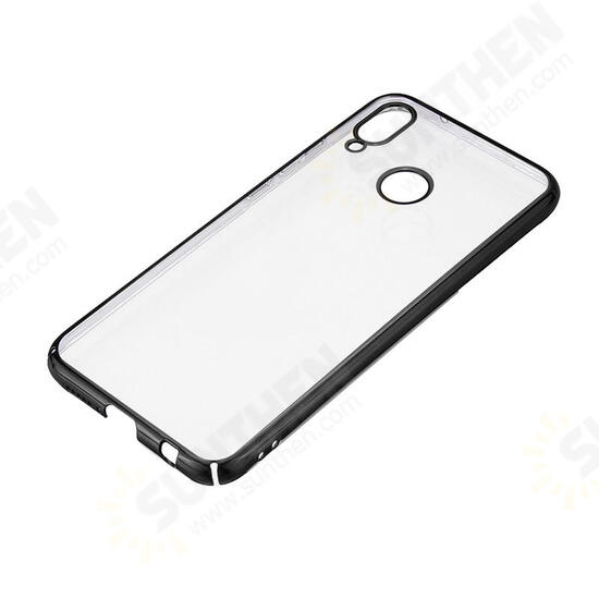 Electroplate Transparent Hard PC Back Cover Protective Case for Huawei P20 Lite Nova 3e