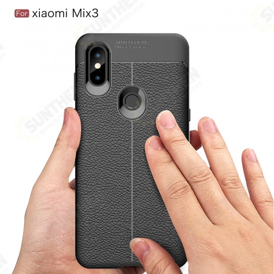 Pattern Shockproof Soft TPU Back Cover Protective Case for Xiaomi Mi Mix 3 Non-original