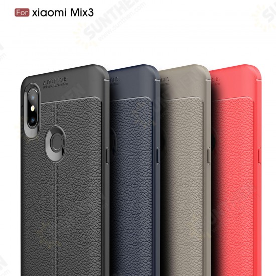 Pattern Shockproof Soft TPU Back Cover Protective Case for Xiaomi Mi Mix 3 Non-original