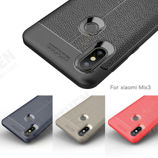 Pattern Shockproof Soft TPU Back Cover Protective Case for Xiaomi Mi Mix 3 Non-original