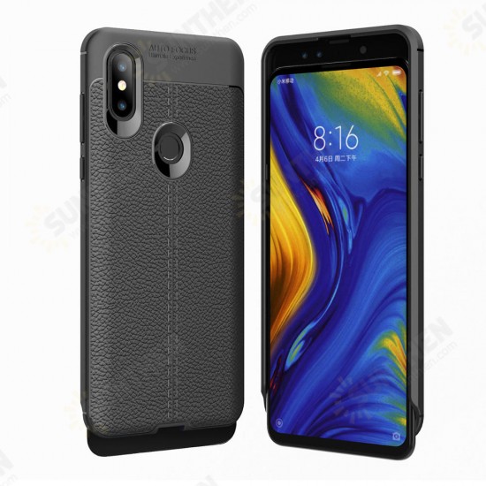 Pattern Shockproof Soft TPU Back Cover Protective Case for Xiaomi Mi Mix 3 Non-original