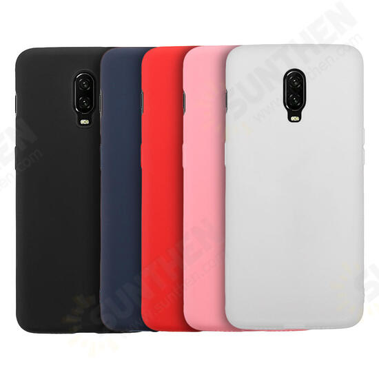 Matte Shockproof Ultra Thin Soft TPU Back Cover Protective Case for OnePlus 6T