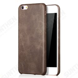 Retro Soft PU Leather Ultra Thin Shockproof Case Back Cover For iPhone 6Plus 6sPlus 5.5 Inch