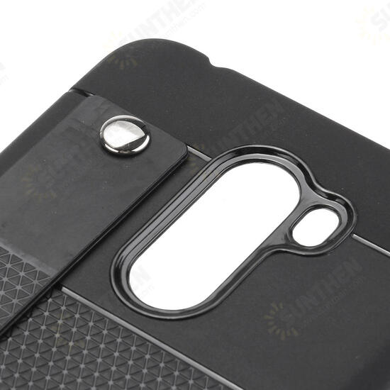 Shockproof Soft TPU Back Cover Protective Case with Desktop Holder for Xiaomi Pocophone F1 Non-original