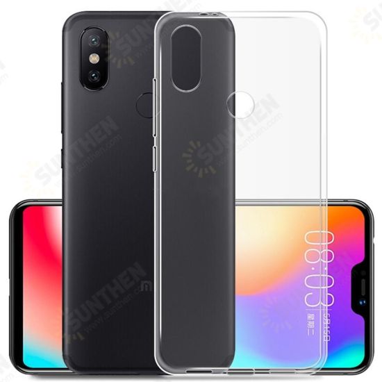 Transparent Shockproof Hard PC Back Cover protective Case for Xiaomi Mi A2 Lite / Redmi 6 Pro