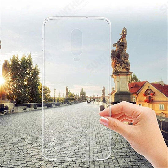 Transparent Shockproof Soft TPU Back Cover Protective Case for OnePlus 6T