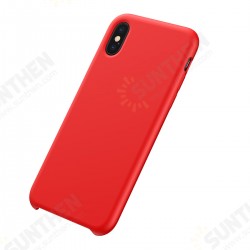 Liquid Silicone Protective Case For iPhone XS Max Anti Fingerprint Anti-sweat Back Cover