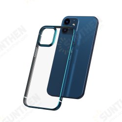 Plating Ultra-thin Crystal Clear Transparent Non-Yellow Shockproof Soft TPU Protective Case for iPhone 12 Pro 6.1 inch Plating Ultra-thin Crystal Clear Transparent Non-Yellow Shockproof Soft TPU Protective Case for iPhone 12 Pro 6.1 inch