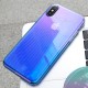 Protective Case For iPhone XS Gradient Glow Shockproof Soft TPU Back Cover