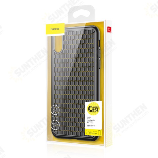 Protective Case For iPhone XS Max Heat Dissipation Soft TPU Back Cover