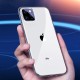 Ultra-thin Transparent Soft TPU Protective Case + Anti-explosion Tempered Glass Screen Protector for iPhone 11 Pro Max 6.5 inch