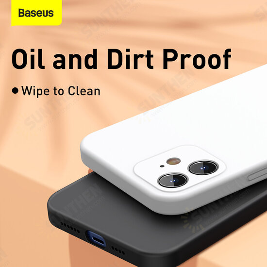 For iPhone 12 Case Dirtproof Anti-Fingerprint Shockproof with Lens Protector Liquid Silicone Protective Case For iPhone 12 Case Dirtproof Anti-Fingerprint Shockproof with Lens Protector Liquid Silicone Protective Case
