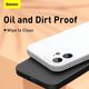 For iPhone 12 Case Dirtproof Anti-Fingerprint Shockproof with Lens Protector Liquid Silicone Protective Case