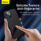 For iPhone 12 Mini Case Magnetic Anti-Fingerprint Shockproof PU Leather Protective Case Back Cover