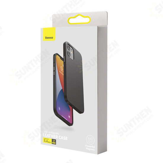 For iPhone 12 Mini Case Magnetic Anti-Fingerprint Shockproof PU Leather Protective Case Back Cover For iPhone 12 Mini Case Magnetic Anti-Fingerprint Shockproof PU Leather Protective Case Back Cover
