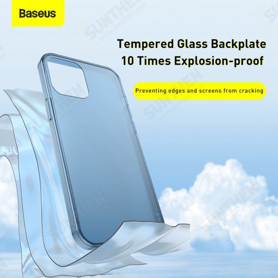 For iPhone 12 Pro / 12 Case Matte Anti-Fingerprint Shockproof Tempered Glass Protective Case For iPhone 12 Pro / 12 Case Matte Anti-Fingerprint Shockproof Tempered Glass Protective Case