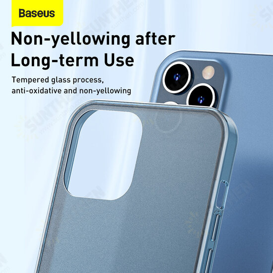 For iPhone 12 Pro / 12 Case Matte Anti-Fingerprint Shockproof Tempered Glass Protective Case For iPhone 12 Pro / 12 Case Matte Anti-Fingerprint Shockproof Tempered Glass Protective Case
