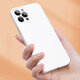 For iPhone 12 Pro Case Dirtproof Anti-Fingerprint Shockproof with Lens Protector Liquid Silicone Protective Case