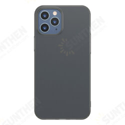 For iPhone 12 Pro Max Case Micro-Matte Ultra-Thin Anti-Fingerprint Translucent PC Protective Case Back Cover